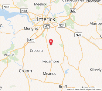 Map of Cloghane Bridge, MunsterMunster