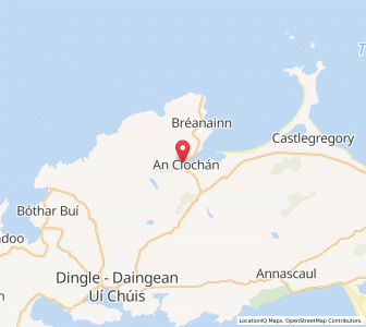 Map of Cloghane, MunsterMunster