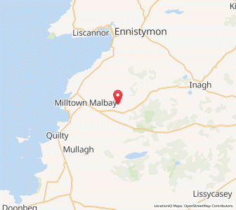 Map of Cloghannmore, MunsterMunster