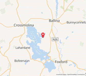 Map of Cloghans, ConnaughtConnaught