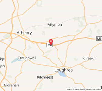 Map of Clogharevaun Bridge, ConnaughtConnaught