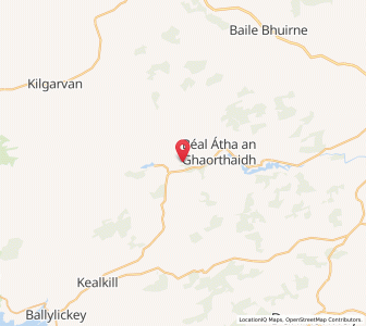 Map of Cloghburn, MunsterMunster