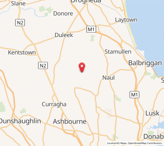 Map of Clogherstown, LeinsterLeinster