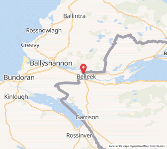 Map of Cloghore, Ulster