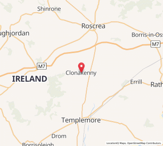Map of Clonakenny, MunsterMunster