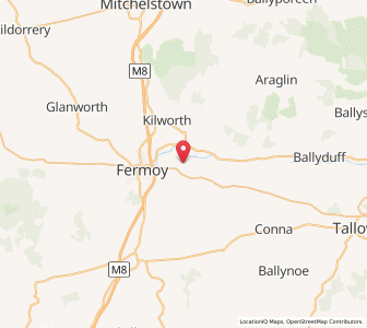 Map of Clondulane, MunsterMunster