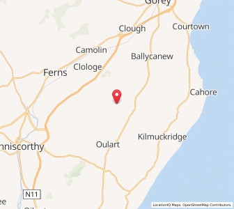 Map of Clone Cross Roads, LeinsterLeinster