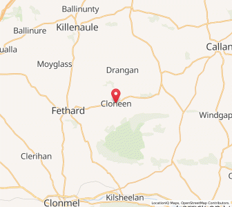 Map of Cloneen, MunsterMunster