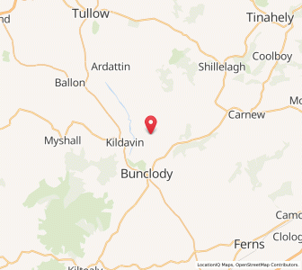 Map of Clonegal, LeinsterLeinster