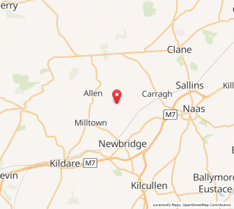 Map of Clongorey, LeinsterLeinster