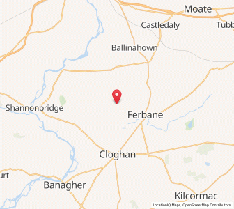 Map of Clonlyon, LeinsterLeinster