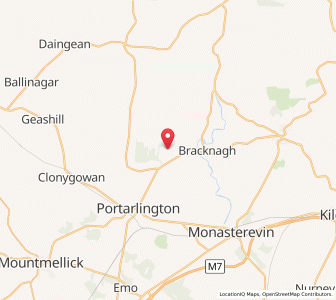 Map of Clonsast Lower, LeinsterLeinster