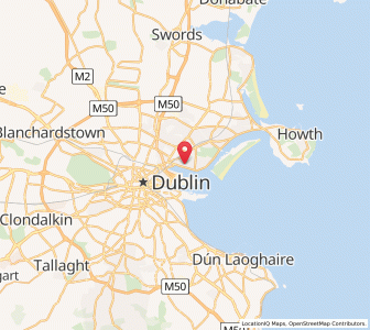 Map of Clontarf, LeinsterLeinster