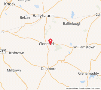 Map of Cloonfad, ConnaughtConnaught
