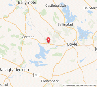 Map of Cloonloogh, ConnaughtConnaught