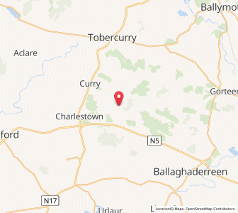 Map of Cloonmore Cross Roads, ConnaughtConnaught