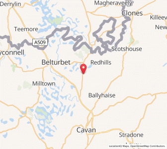 Map of Cloverhill, UlsterUlster