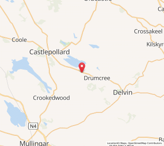 Map of Collinstown, LeinsterLeinster