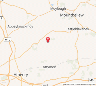 Map of Colmanstown, ConnaughtConnaught