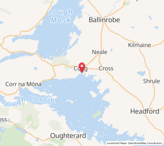 Map of Cong, ConnaughtConnaught