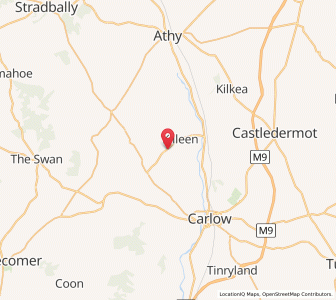 Map of Coolanagh Cross Roads, LeinsterLeinster