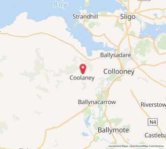 Map of Coolaney, ConnaughtConnaught
