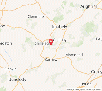 Map of Coolattin, LeinsterLeinster