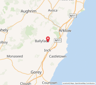 Map of Coolgreany, LeinsterLeinster