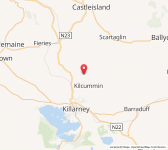 Map of Coollick, MunsterMunster