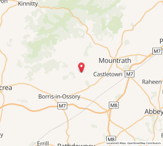 Map of Coolrain, LeinsterLeinster