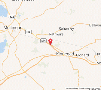 Map of Coralstown, LeinsterLeinster