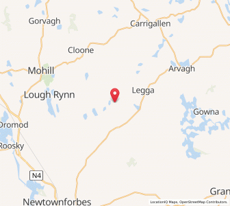 Map of Cornacullew, LeinsterLeinster