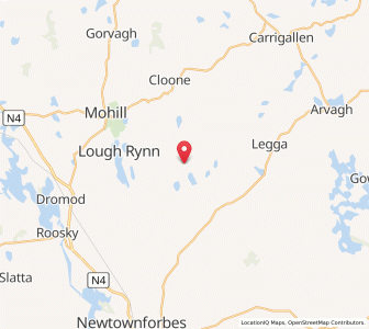 Map of Cornageeha, ConnaughtConnaught