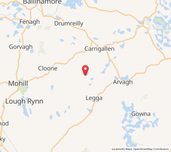 Map of Corrigo, ConnaughtConnaught