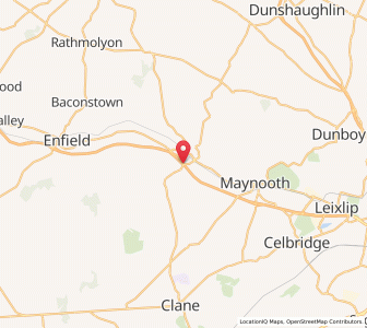 Map of Courtown Bridge, LeinsterLeinster