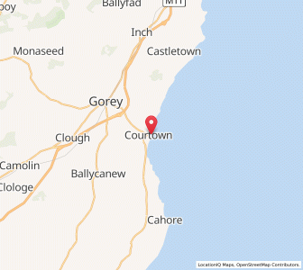 Map of Courtown, LeinsterLeinster