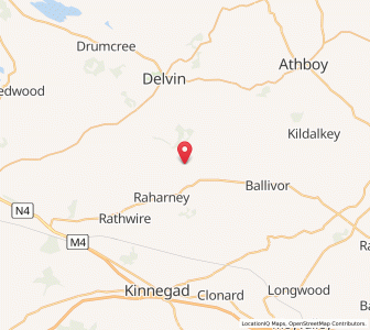 Map of Craddanstown, LeinsterLeinster