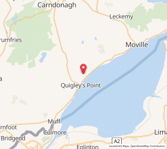 Map of Creehennan, UlsterUlster