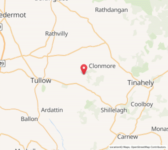 Map of Creerin, LeinsterLeinster