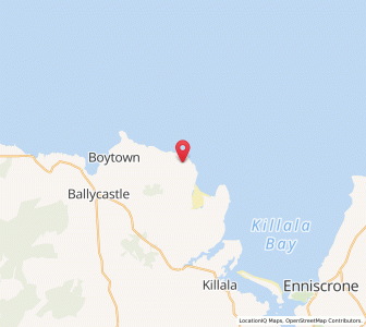 Map of Creevagh, ConnaughtConnaught