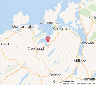 Map of Creevagh, UlsterUlster