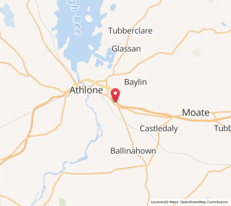 Map of Creggan, LeinsterLeinster