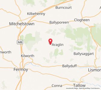 Map of Crinnaghtane, MunsterMunster