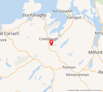 Map of Croagh, UlsterUlster