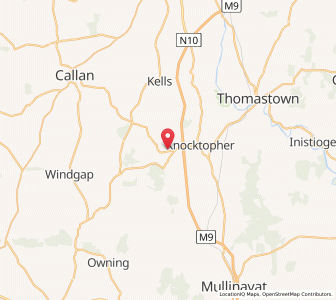 Map of Croan Cross Roads, LeinsterLeinster