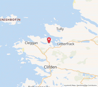 Map of Crockaunroe, ConnaughtConnaught