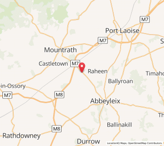 Map of Cromoge Cross Roads, LeinsterLeinster