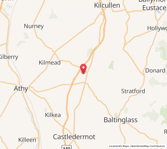 Map of Crookstown, LeinsterLeinster