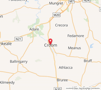 Map of Croom, MunsterMunster