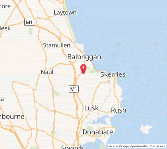 Map of Cross of the Cage, LeinsterLeinster